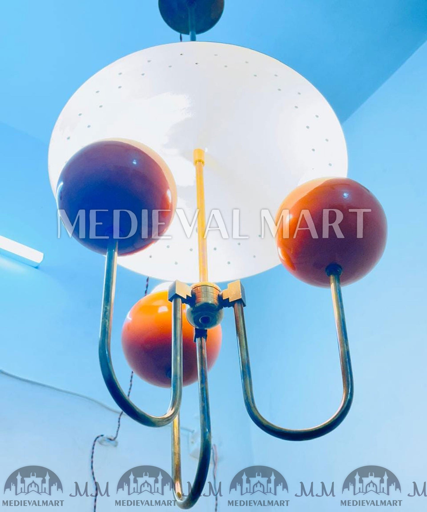 MEDIEVALMART AU European Greaves Knight English Legs Armor "Buff Polish"