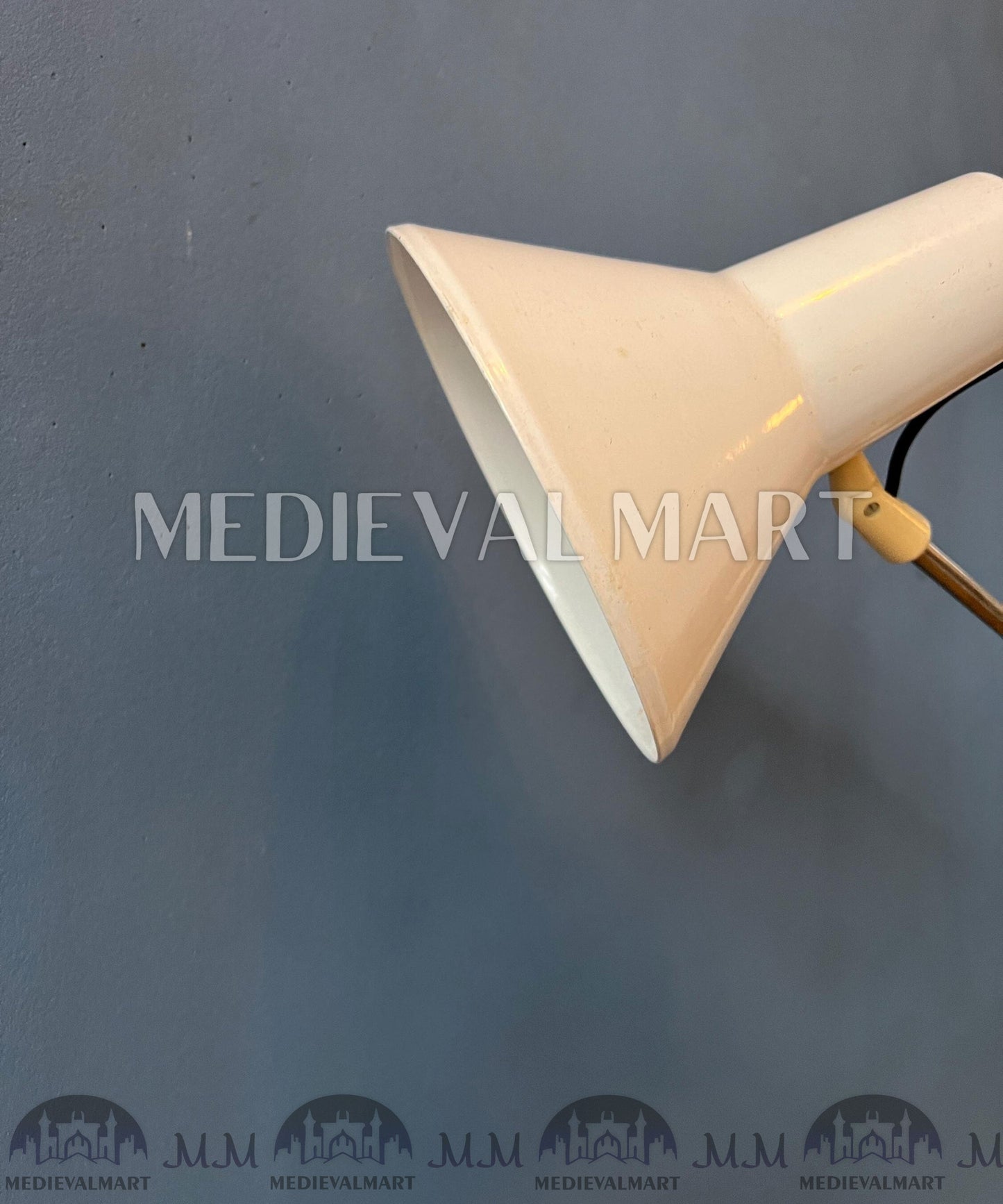MEDIEVALMART AU Vintage Mid Century Silver Dijkstra Space Age Floor Lamp