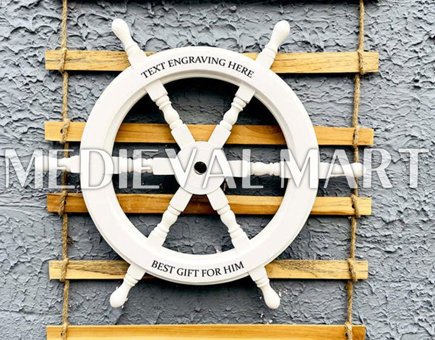 MEDIEVALMART AU Hand Forged Medieval Twisted Troll Cross Iron Pendent With Leather Cord