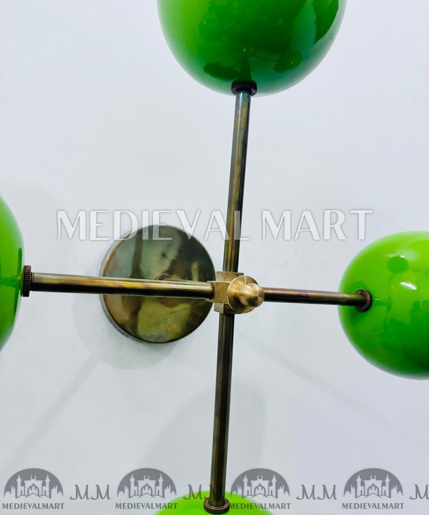 MEDIEVALMART AU European Greaves Knight English Legs Armor "Buff Polish"