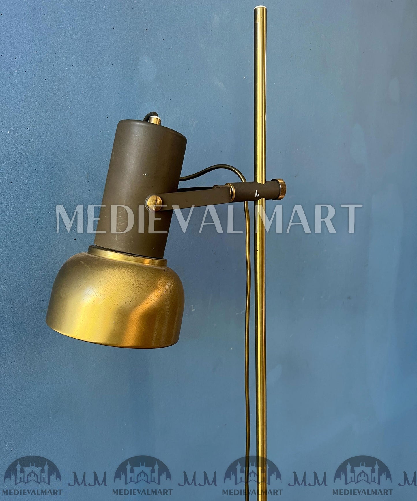 MEDIEVALMART AU European Greaves Knight English Legs Armor "Buff Polish"