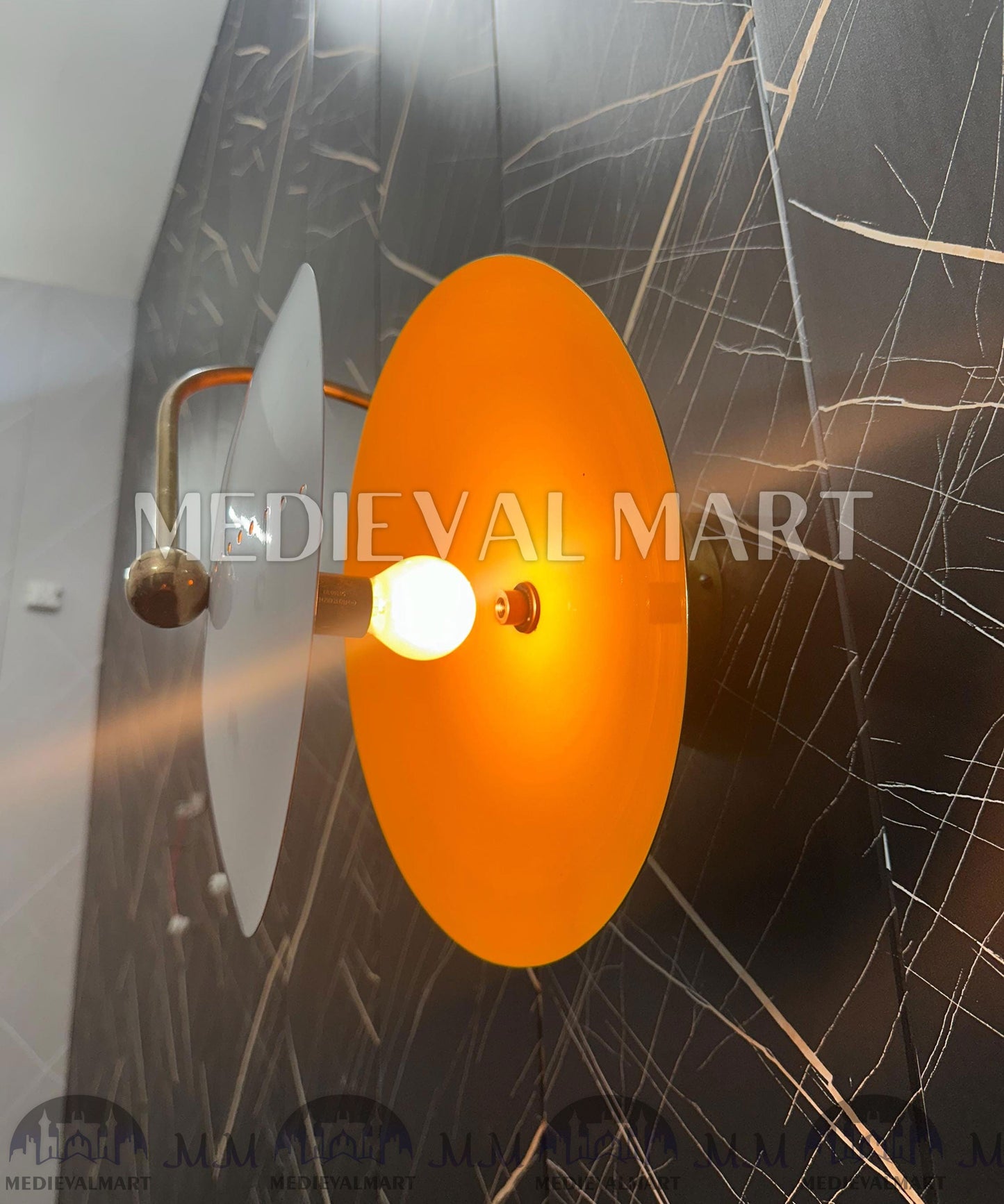 MEDIEVALMART AU European Greaves Knight English Legs Armor "Buff Polish"