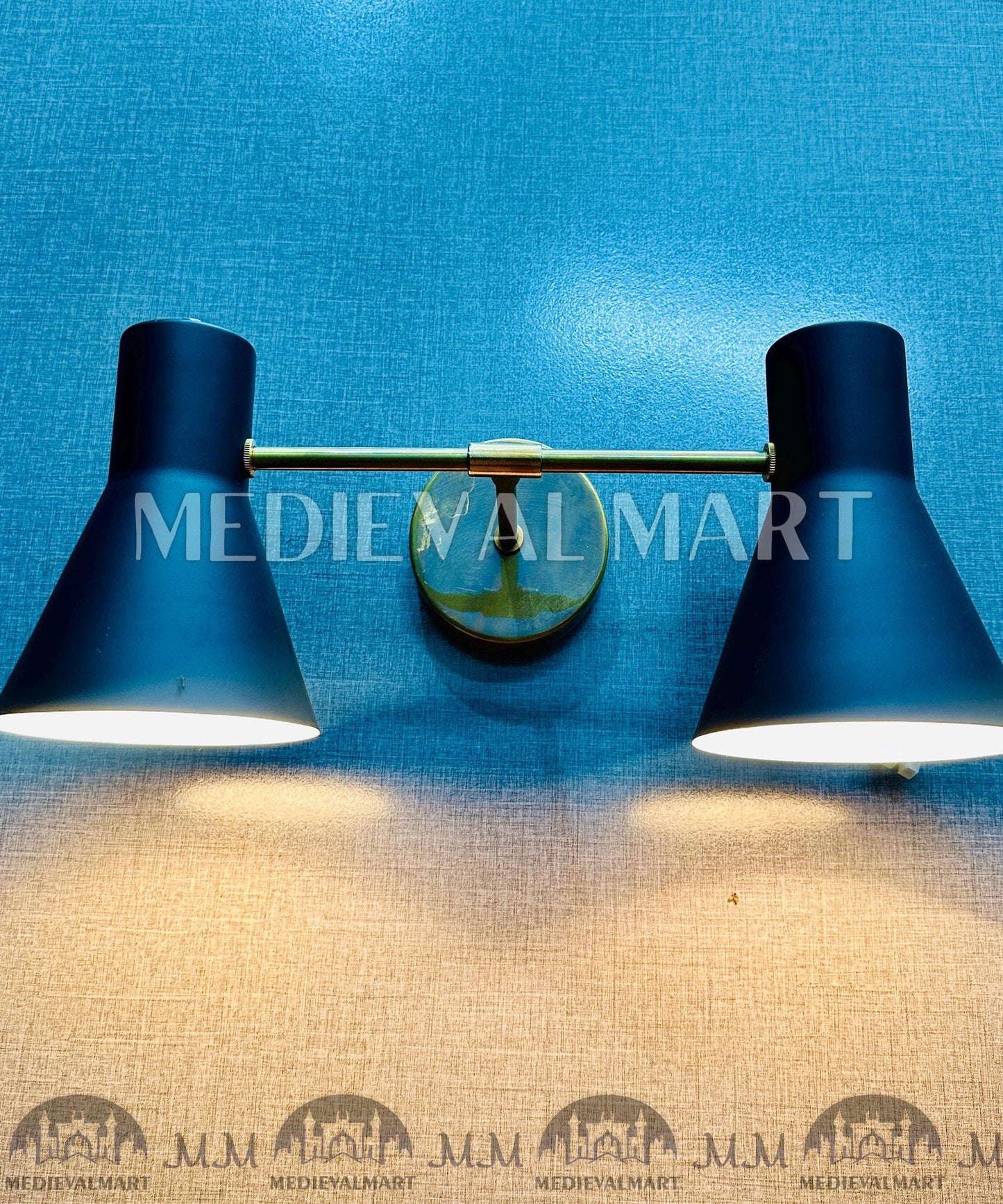 MEDIEVALMART AU European Greaves Knight English Legs Armor "Buff Polish"