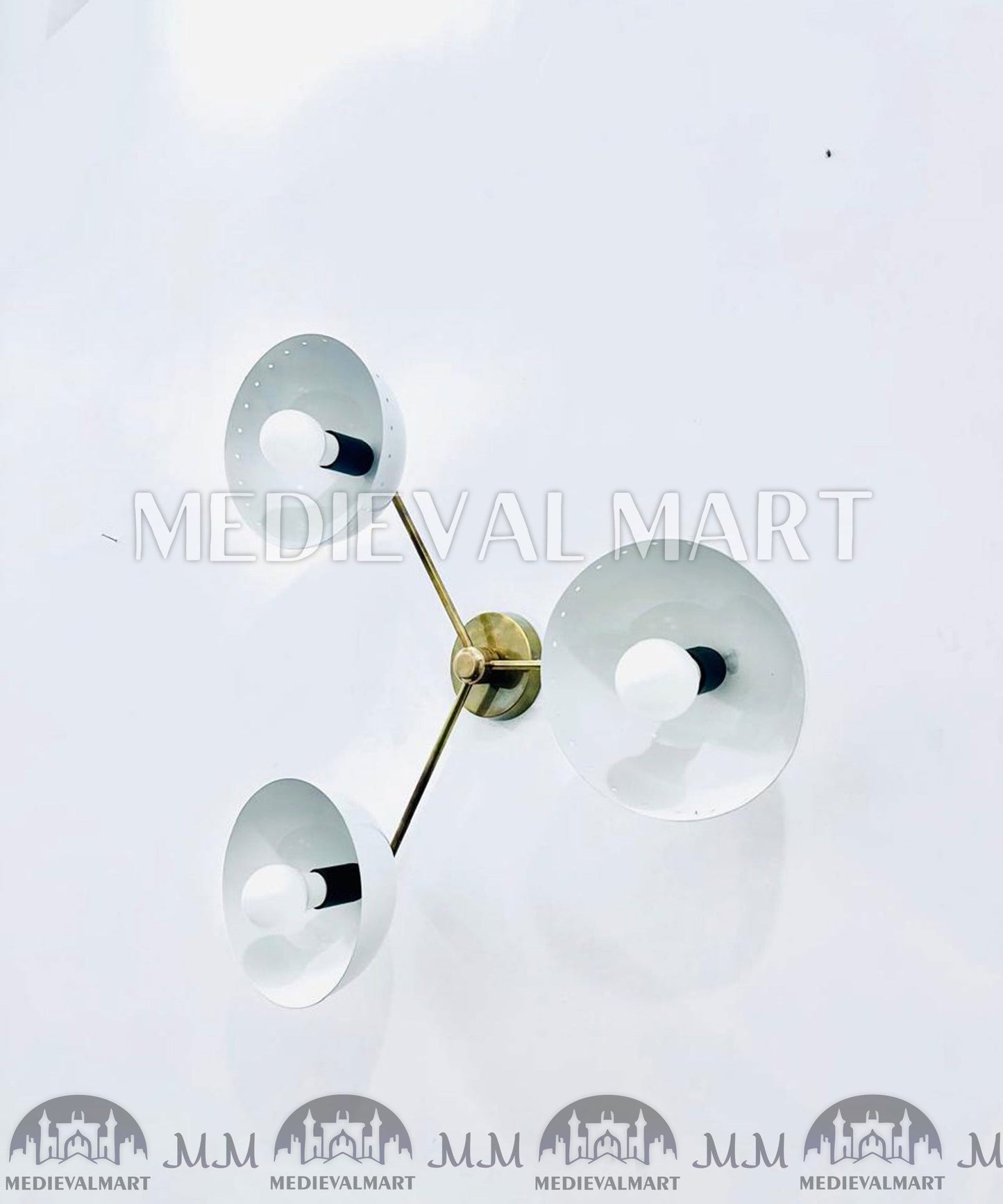 MEDIEVALMART AU European Greaves Knight English Legs Armor "Buff Polish"