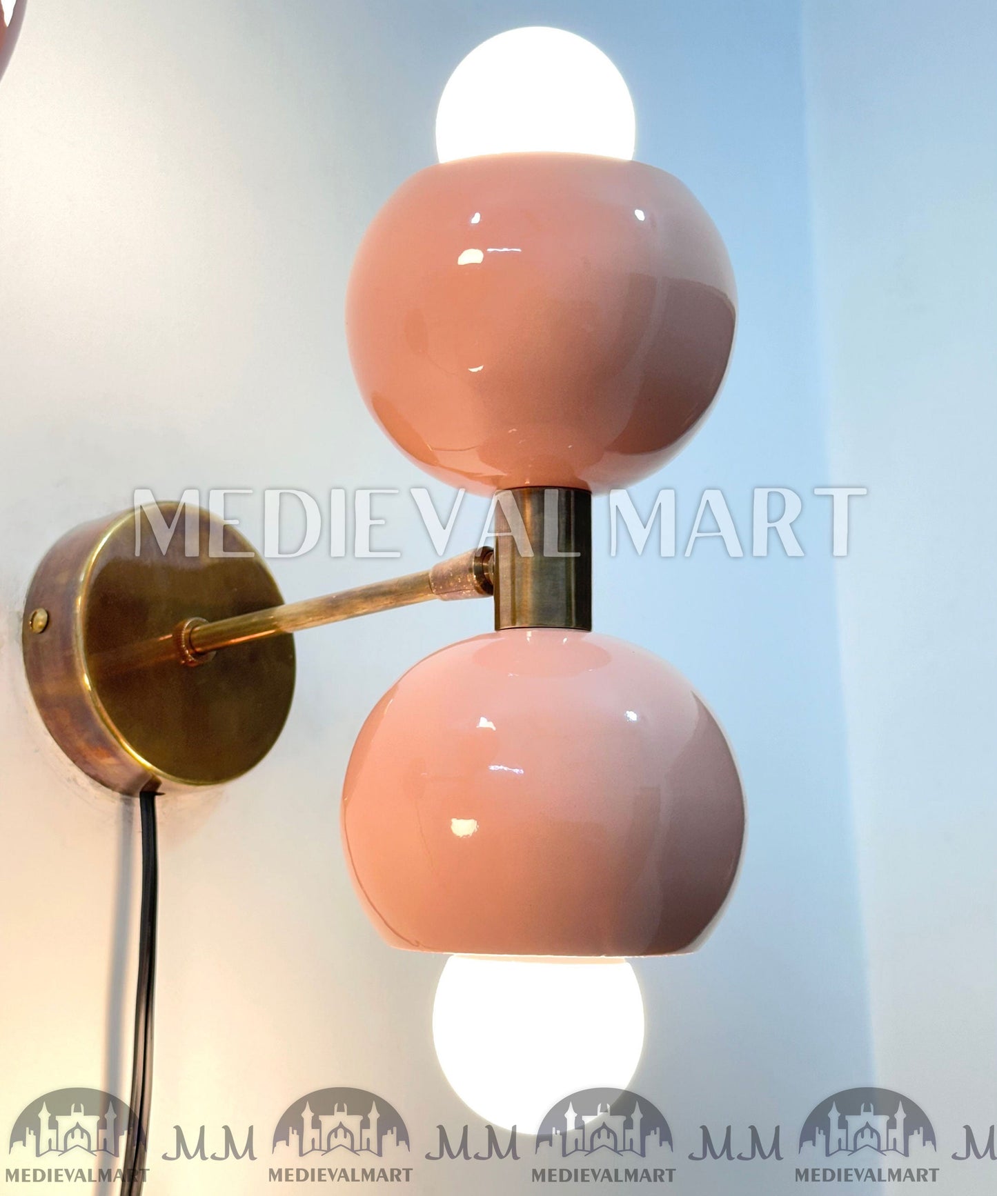 MEDIEVALMART AU European Greaves Knight English Legs Armor "Buff Polish"