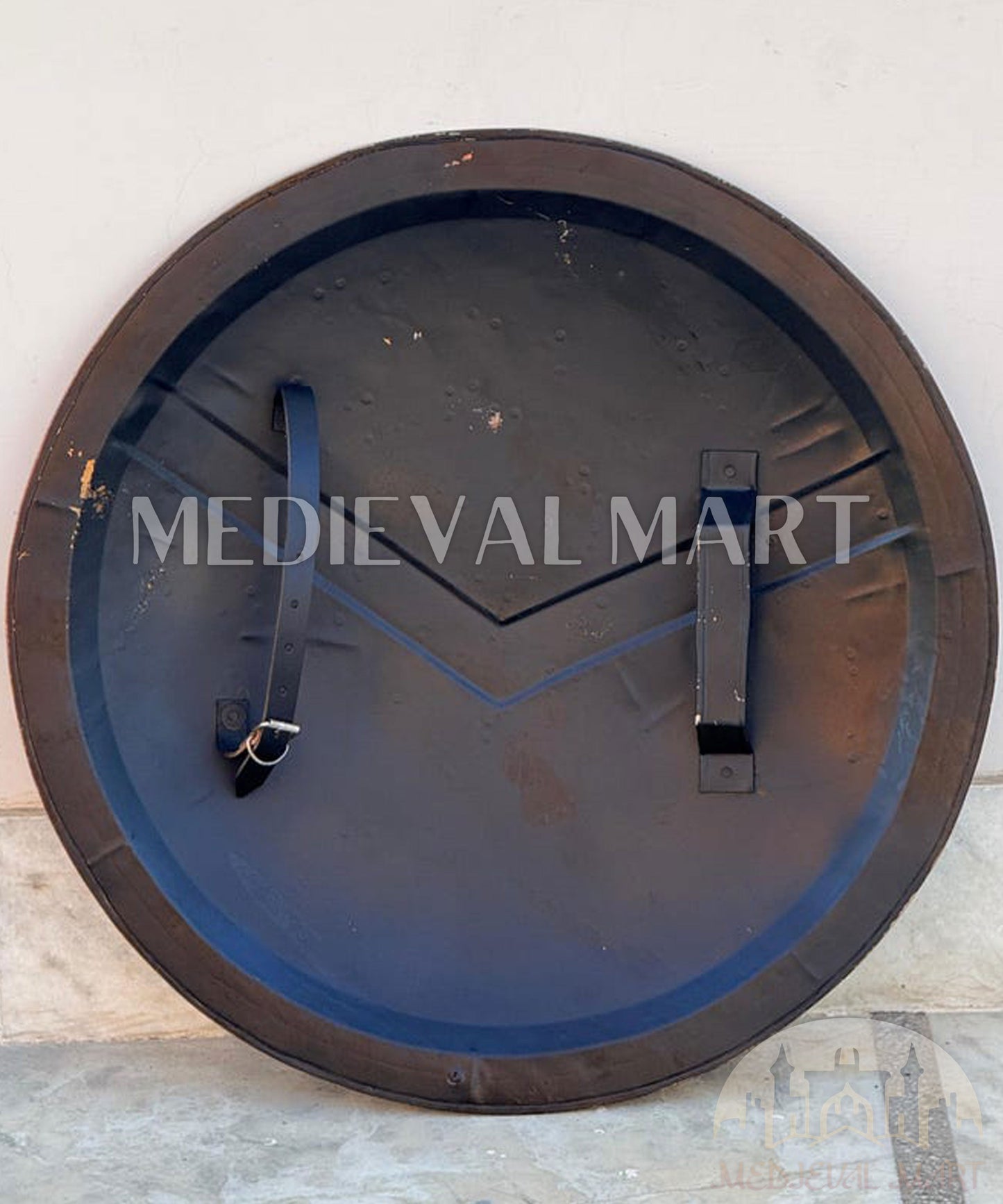 MEDIEVALMART AU First Avengers Steve Rogers Damaged Shield | Gift for Cosplayer