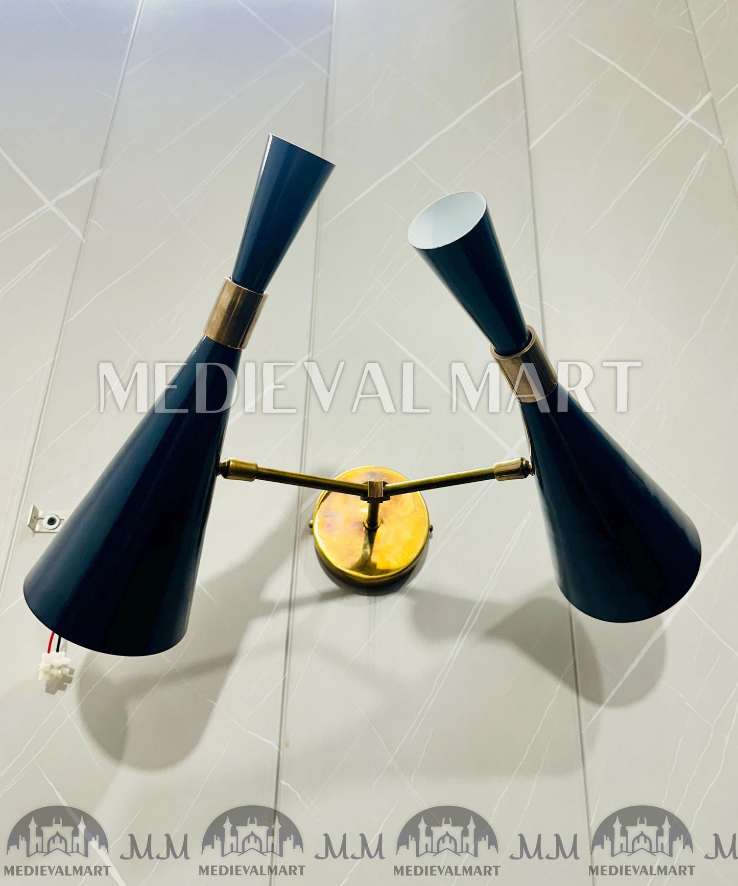 MEDIEVALMART AU European Greaves Knight English Legs Armor "Buff Polish"