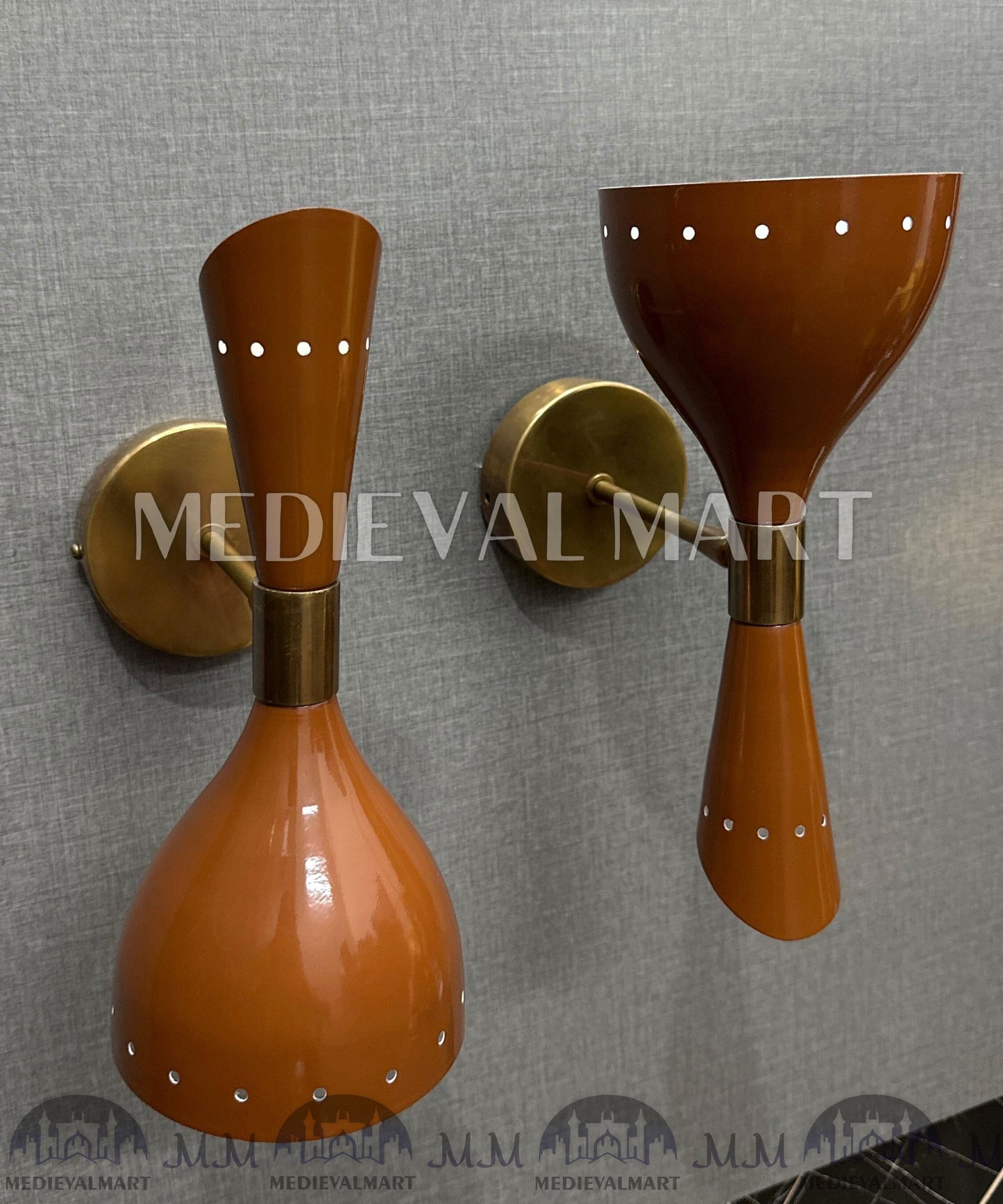 MEDIEVALMART AU European Greaves Knight English Legs Armor "Buff Polish"