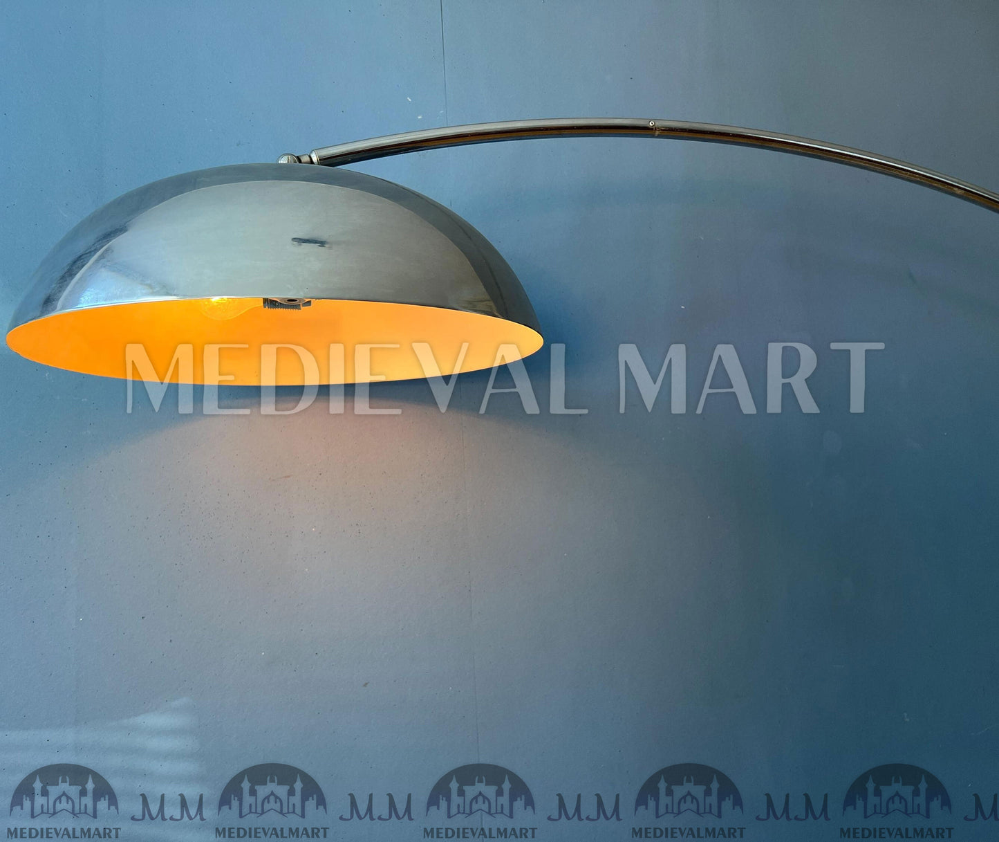 MEDIEVALMART AU European Greaves Knight English Legs Armor "Buff Polish"