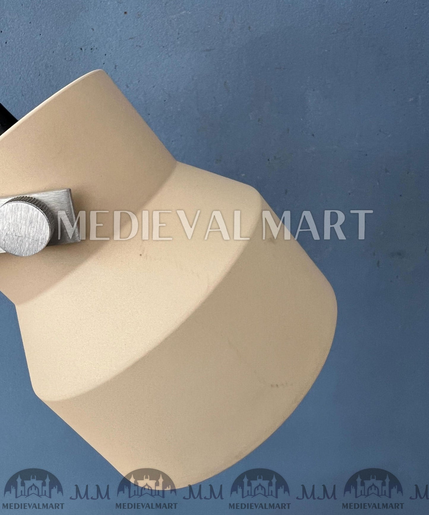 MEDIEVALMART AU European Greaves Knight English Legs Armor "Buff Polish"