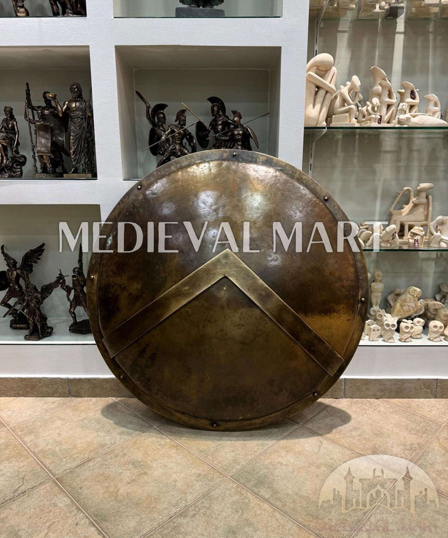 MEDIEVALMART AU First Avengers Steve Rogers Damaged Shield | Gift for Cosplayer