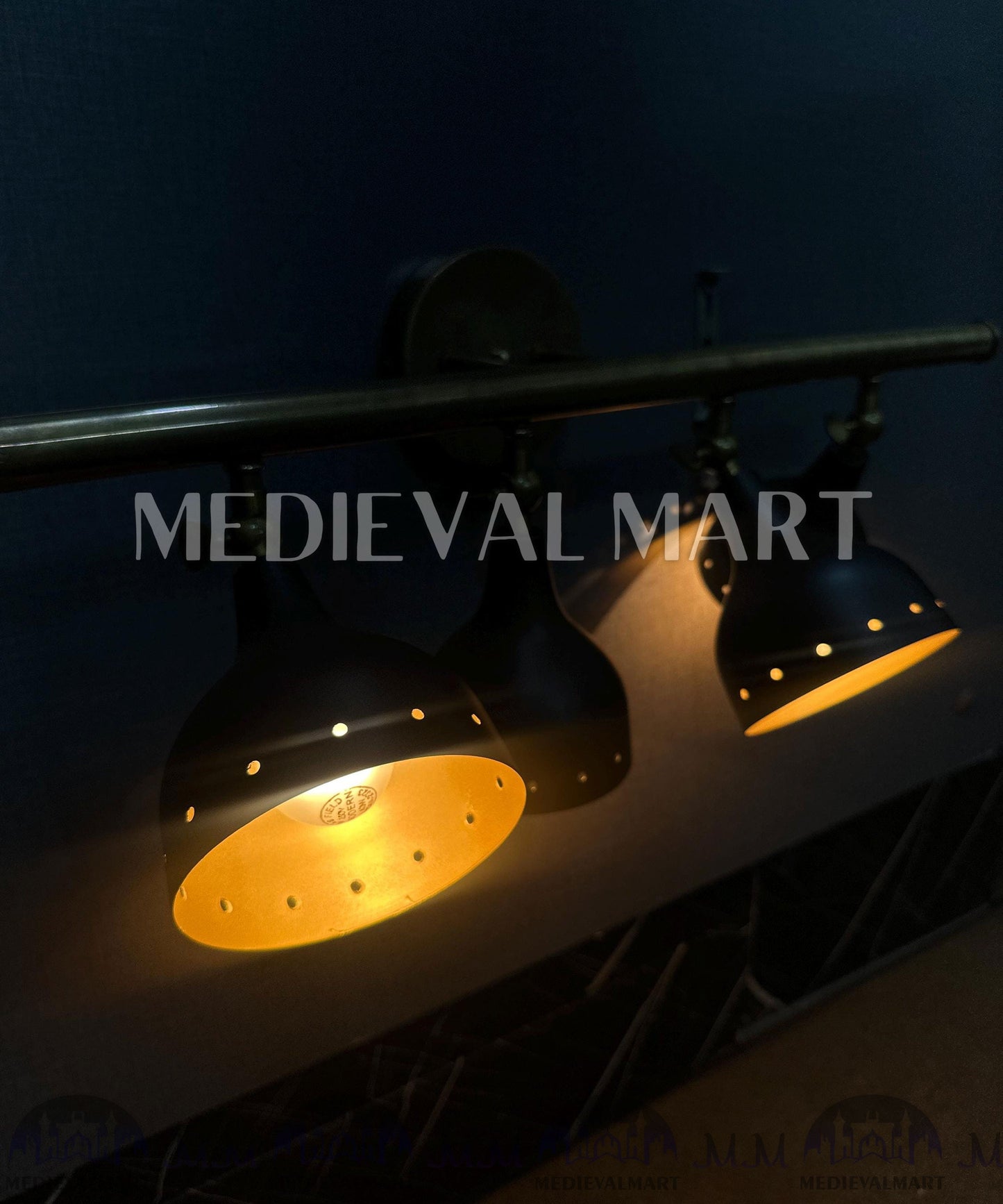 MEDIEVALMART AU European Greaves Knight English Legs Armor "Buff Polish"