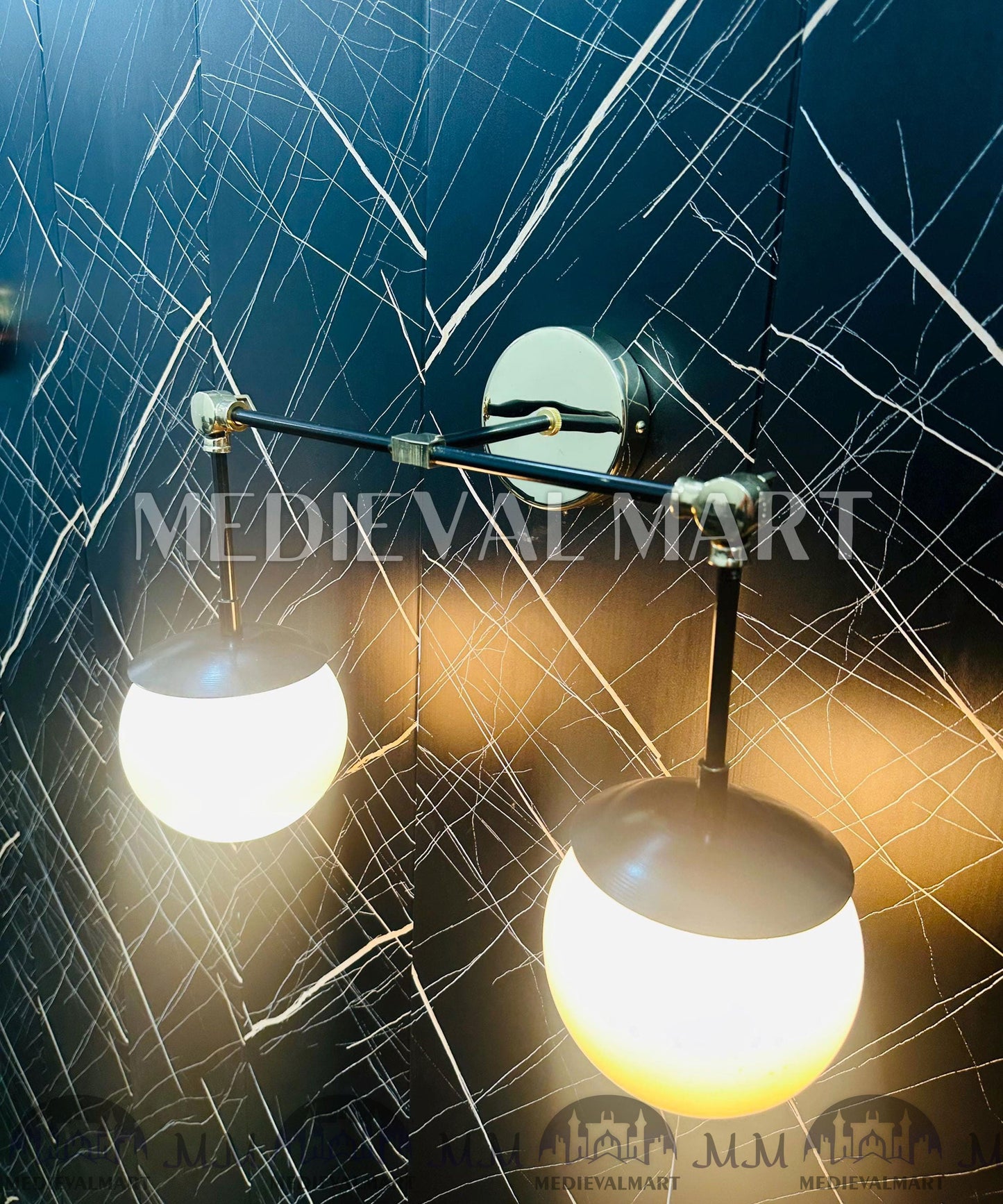 MEDIEVALMART AU European Greaves Knight English Legs Armor "Buff Polish"