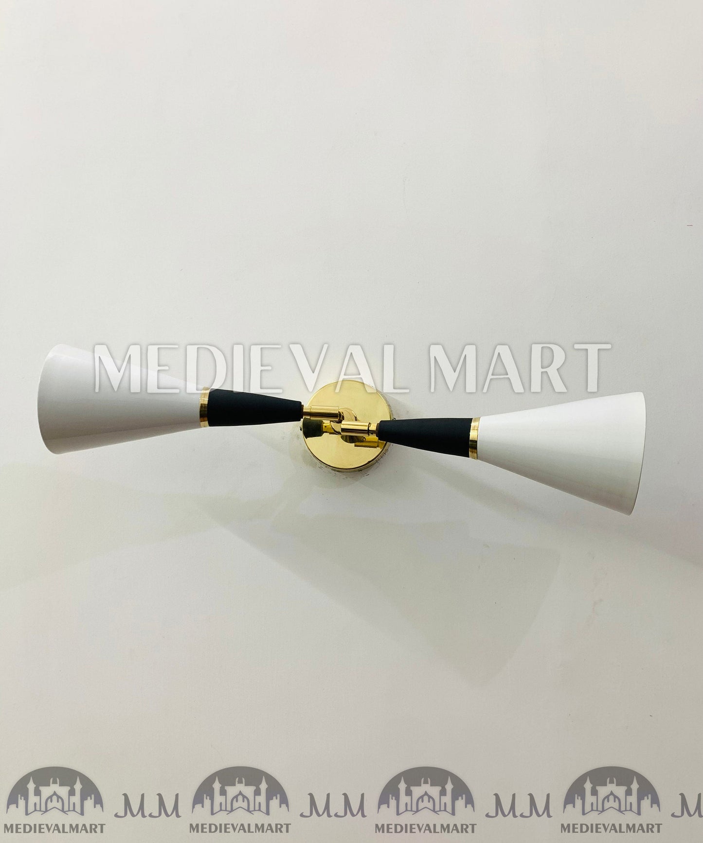 MEDIEVALMART AU European Greaves Knight English Legs Armor "Buff Polish"