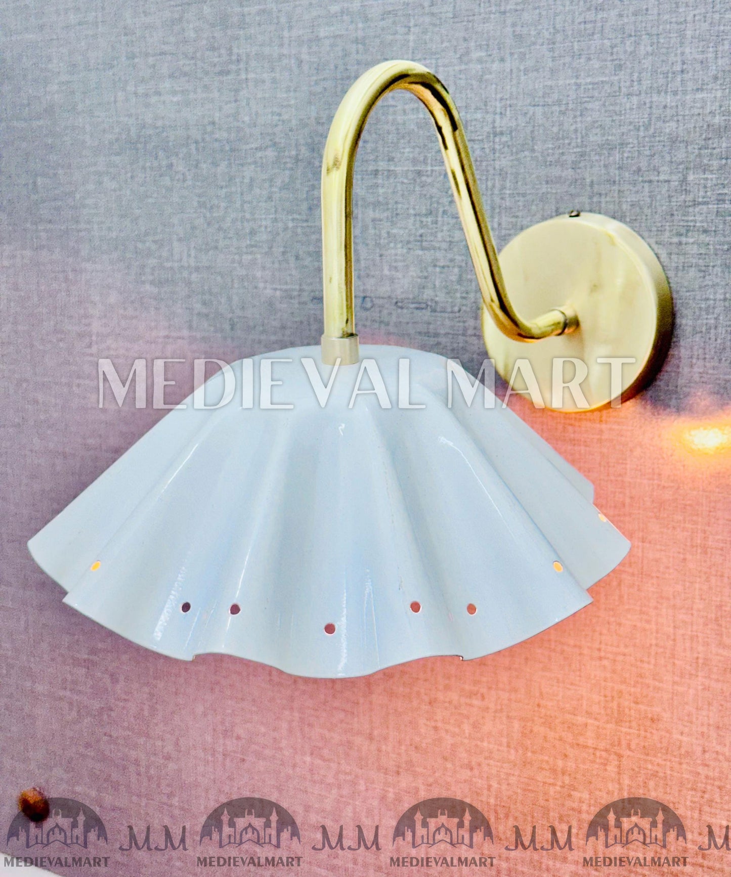 MEDIEVALMART AU European Greaves Knight English Legs Armor "Buff Polish"