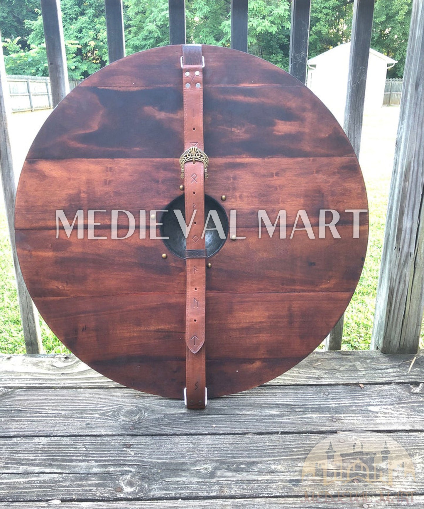 MEDIEVALMART AU First Avengers Steve Rogers Damaged Shield | Gift for Cosplayer
