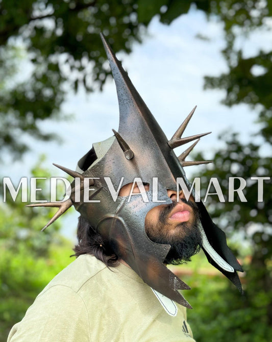 MEDIEVALMART AU "Achilles" Gold Finish Trojan Warrior Helmet W/H Free Stand | Troy Props