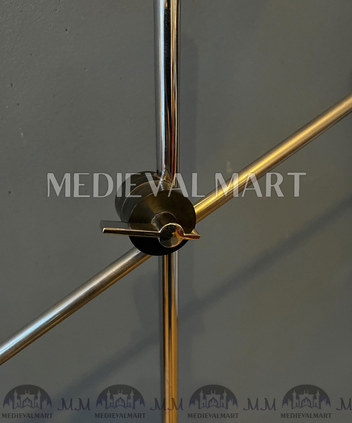 MEDIEVALMART AU European Greaves Knight English Legs Armor "Buff Polish"