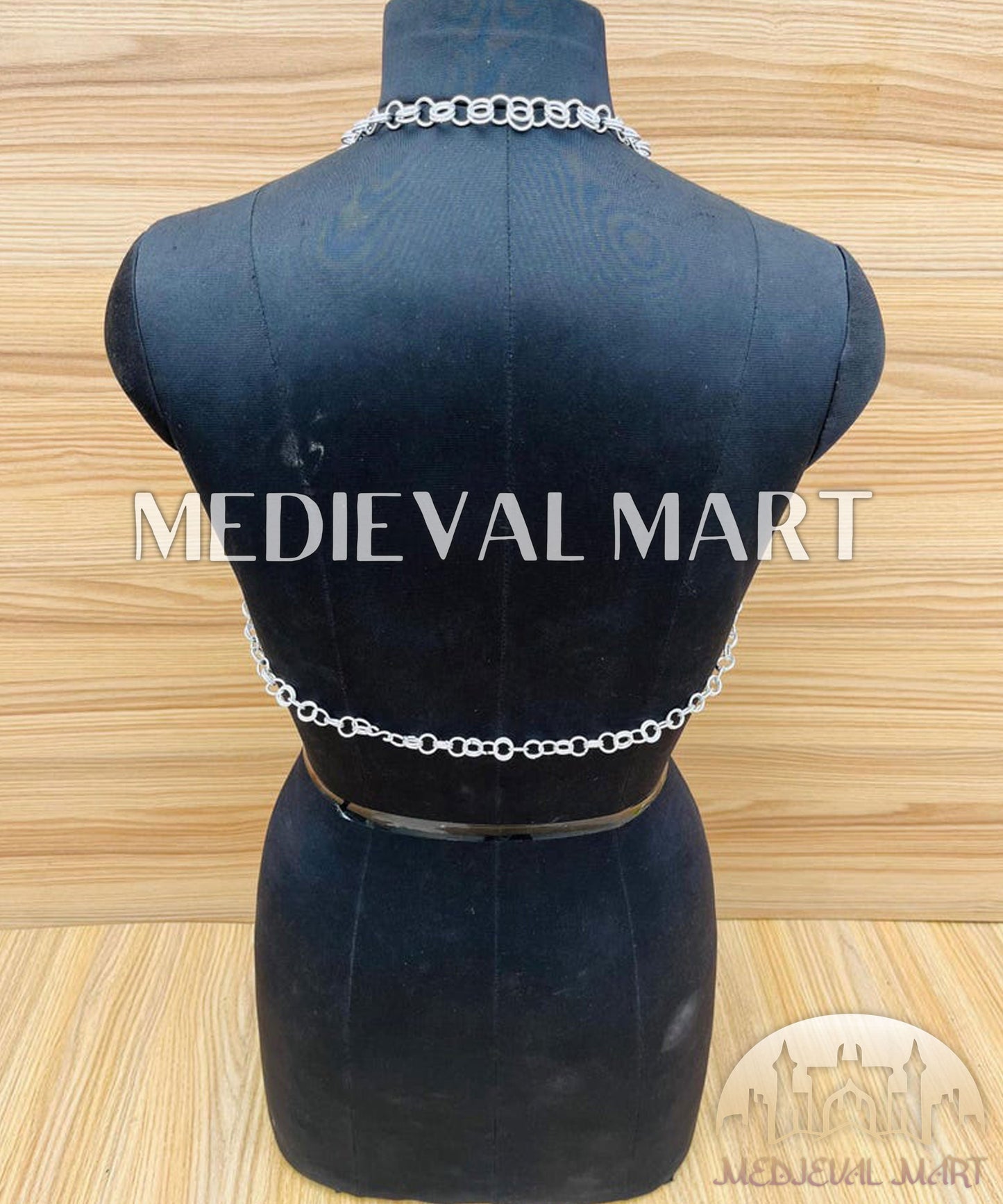 MEDIEVALMART AU Iconic Viking's Jarl Borg Iron Spikes  Battleworn Viking Wooden Shield | Gifts For Dad