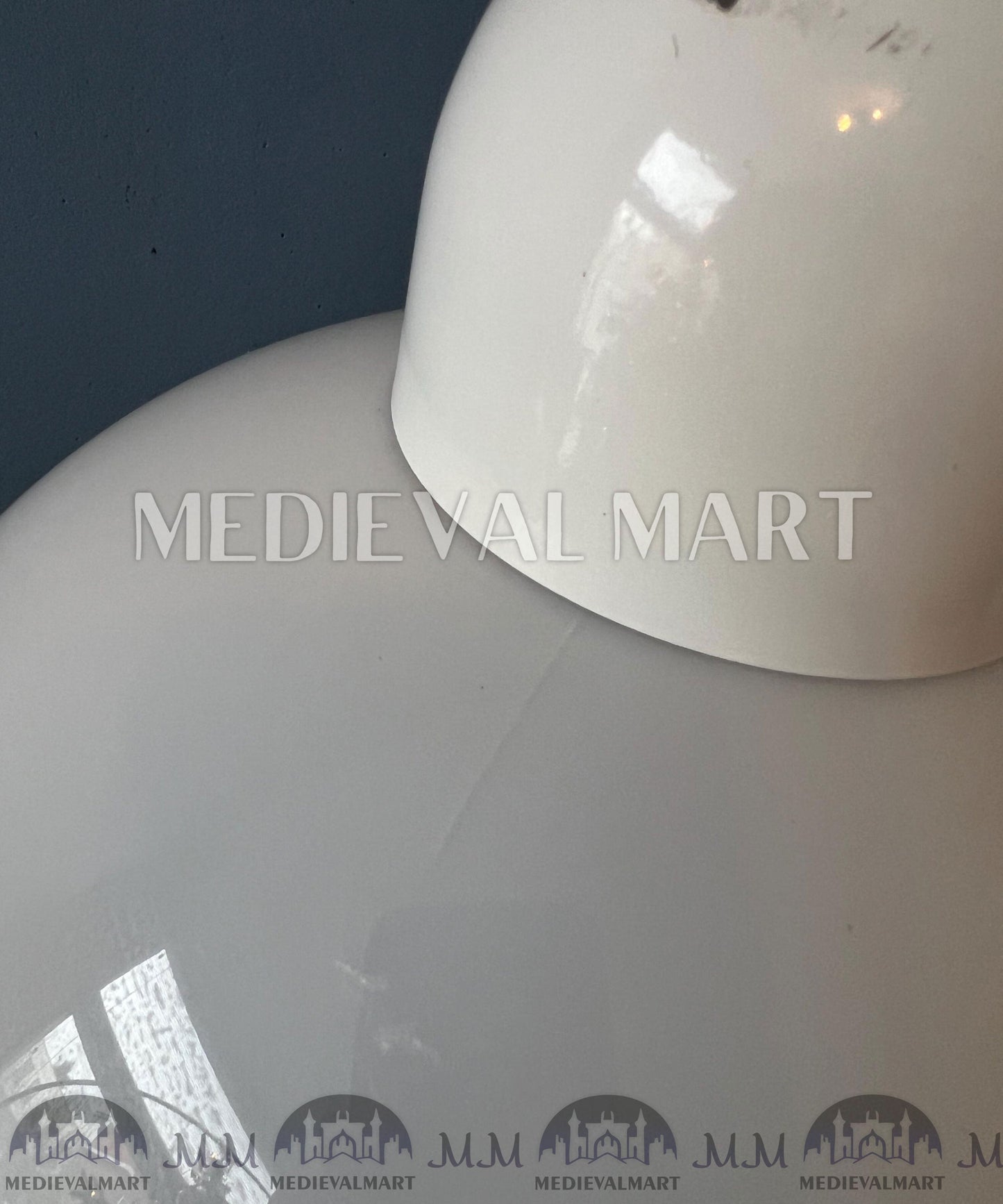 MEDIEVALMART AU European Greaves Knight English Legs Armor "Buff Polish"