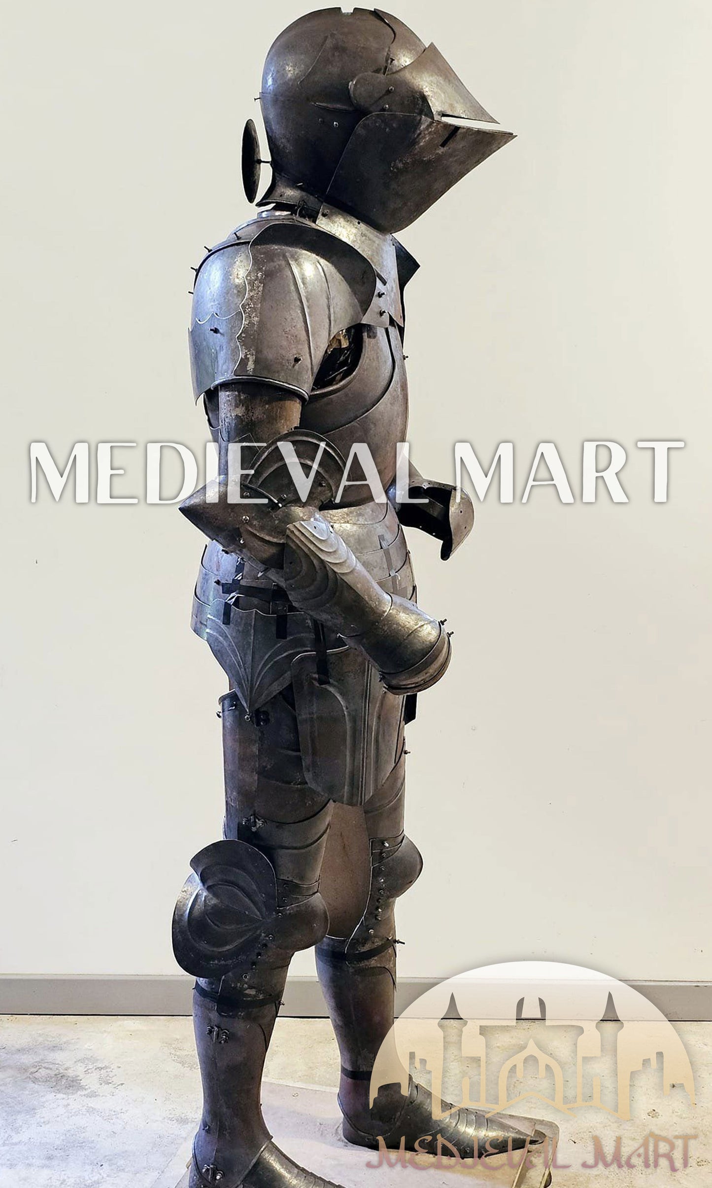 MEDIEVALMART AU Antique Finish “100 Years Calendar” Engraved Compass W/H “VintageVault” Case | Gift For Dad, Gift For Mom