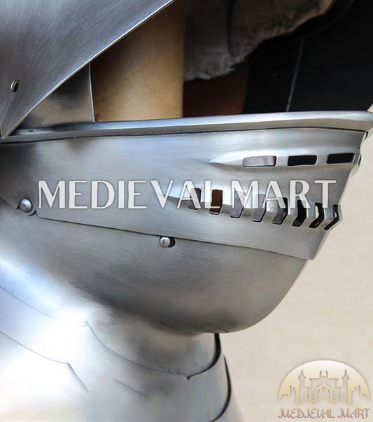 MEDIEVALMART AU Vintage Mid Century Silver Dijkstra Space Age Floor Lamp