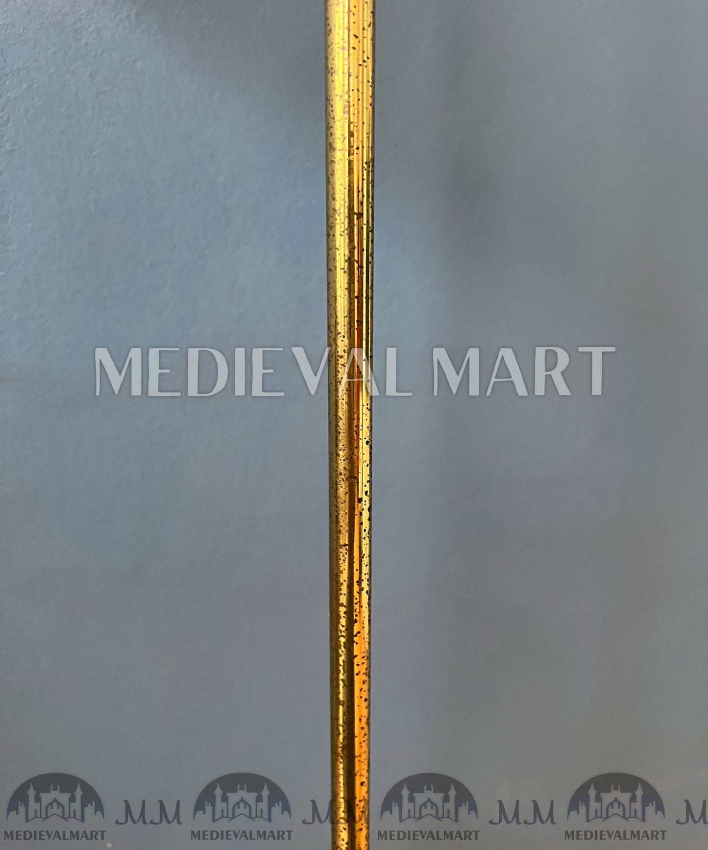 MEDIEVALMART AU European Greaves Knight English Legs Armor "Buff Polish"