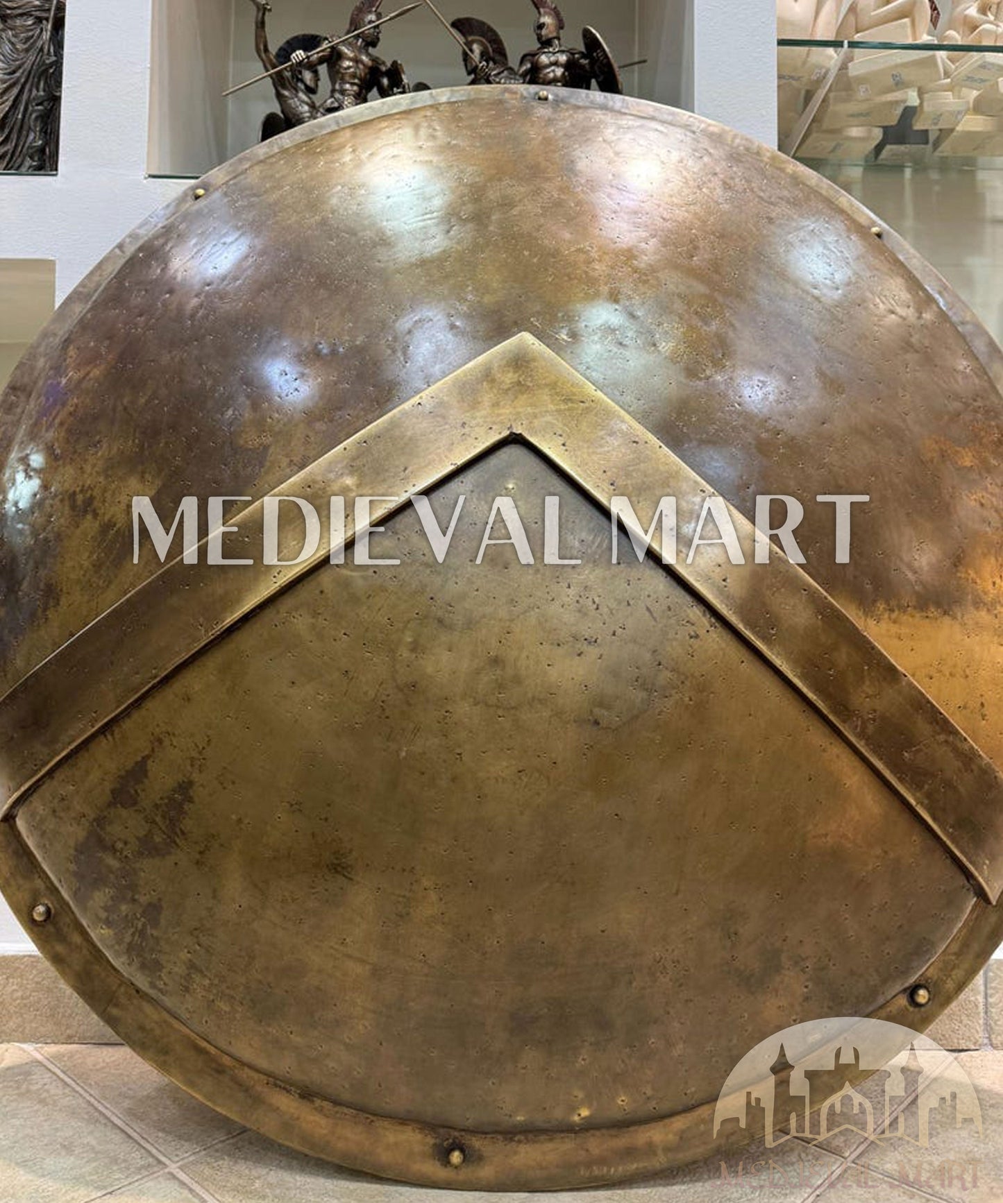 MEDIEVALMART AU First Avengers Steve Rogers Damaged Shield | Gift for Cosplayer